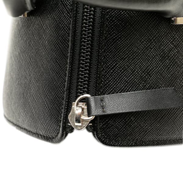 Pre-owned Burberry Leather Boston Bag Black