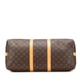Miniatyrbild 3 av 10: Pre-owned Louis Vuitton Monogram World Tour Keepall Bandouliere 50 Brown