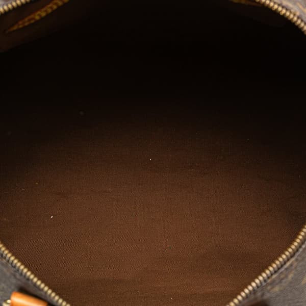 Pre-owned Louis Vuitton Monogram Speedy 35 Brown
