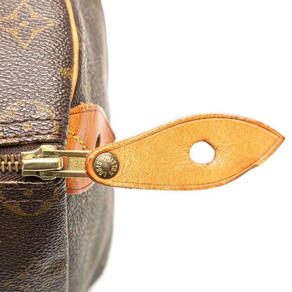 Pre-owned Louis Vuitton Monogram Speedy 35 Brown