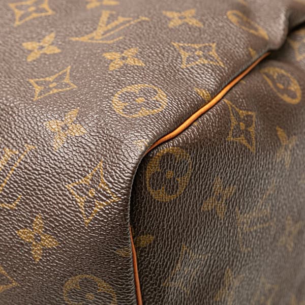 Pre-owned Louis Vuitton Monogram Speedy 35 Brown