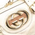 Miniatyrbillede 9 af 10: Pre-owned Gucci Guccissima Britt Boston Bag White