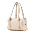 Miniatyrbillede 2 af 10: Pre-owned Gucci Guccissima Britt Boston Bag White