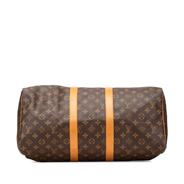 Pre-owned Louis Vuitton Monogram Keepall 45 Brown