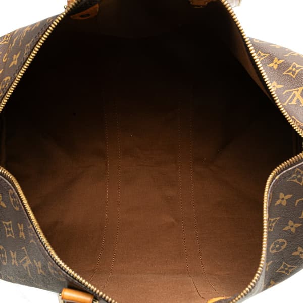 Pre-owned Louis Vuitton Monogram Keepall 45 Brown