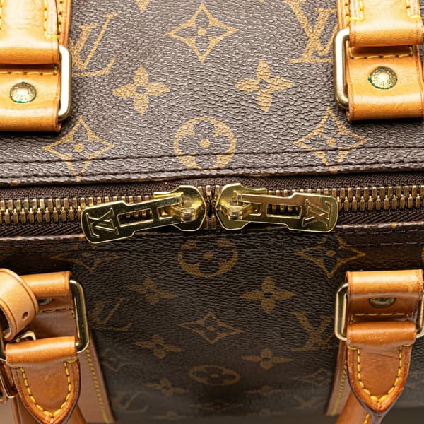 Pre-owned Louis Vuitton Monogram Keepall 45 Brown