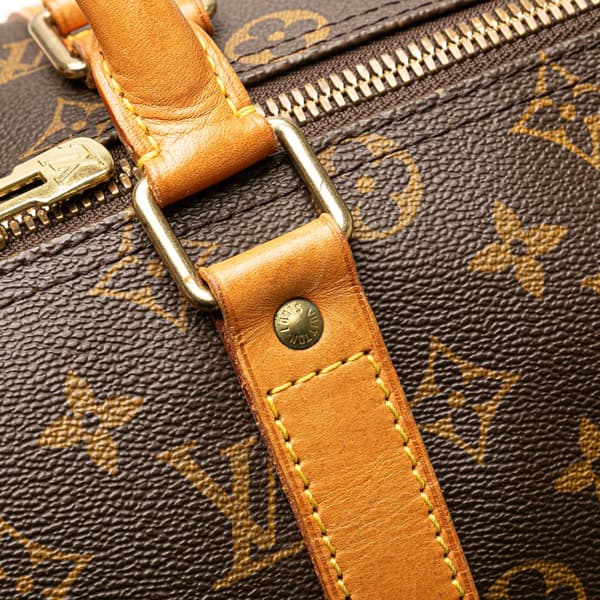 Pre-owned Louis Vuitton Monogram Keepall 45 Brown