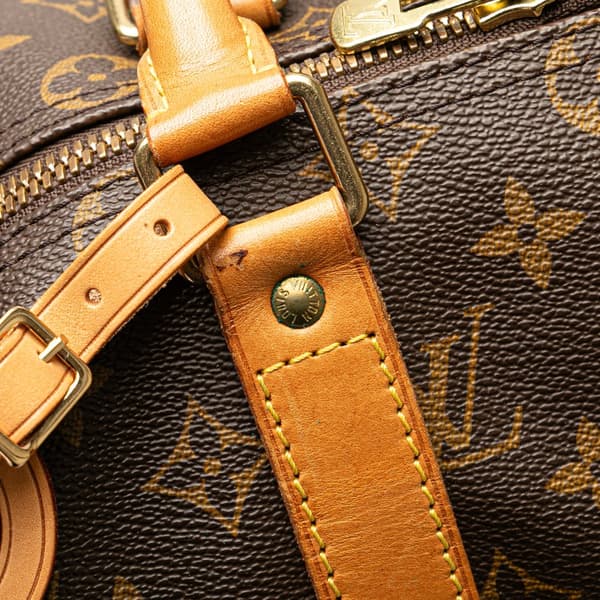 Pre-owned Louis Vuitton Monogram Keepall 45 Brown