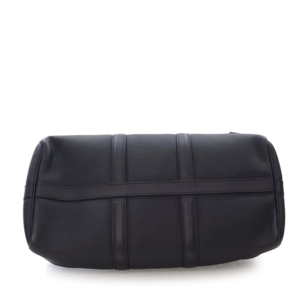 Pre-owned Louis Vuitton Aerogram Keepall Bandouliere 40 Black