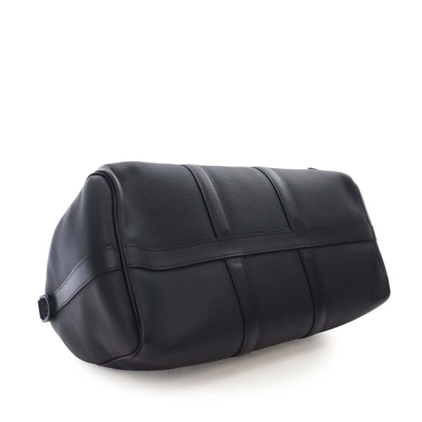 Pre-owned Louis Vuitton Aerogram Keepall Bandouliere 40 Black
