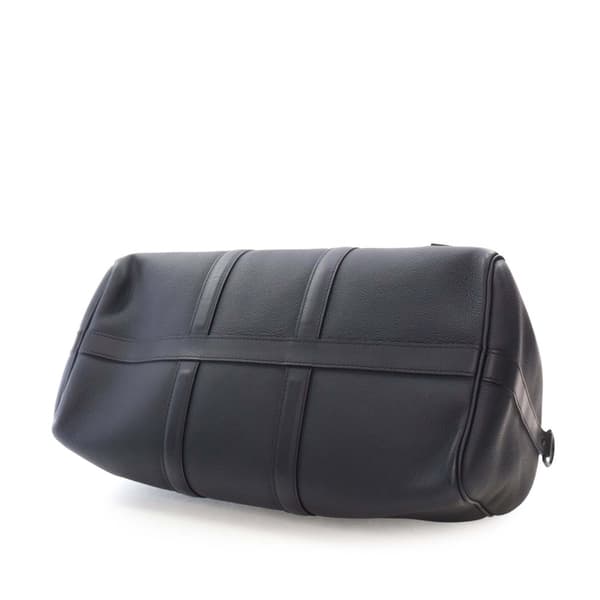 Pre-owned Louis Vuitton Aerogram Keepall Bandouliere 40 Black