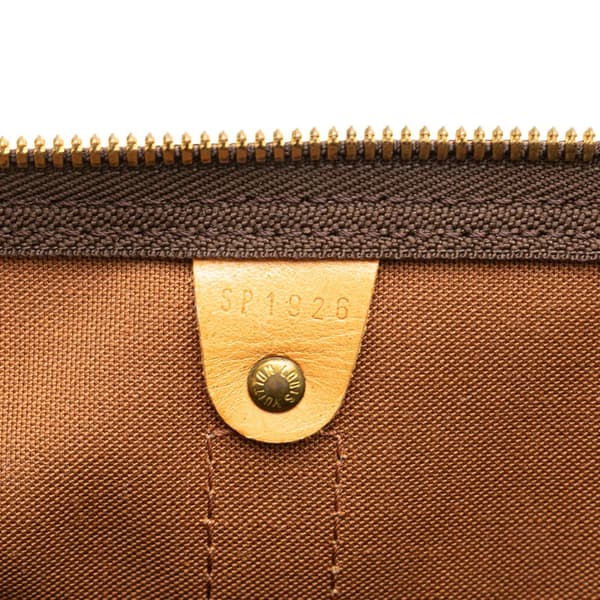 Pre-owned Louis Vuitton Monogram Keepall 55 Brown