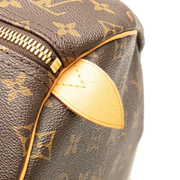 Pre-owned Louis Vuitton Monogram Keepall 55 Brown