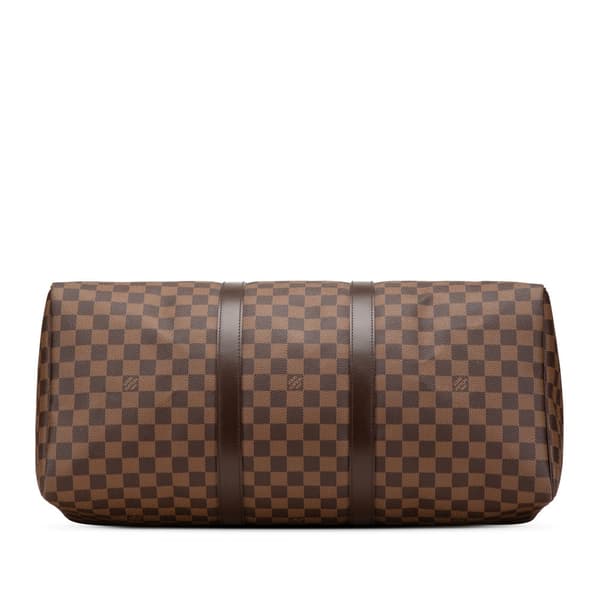 Pre-owned Louis Vuitton Damier Ebene Keepall 50 Brown