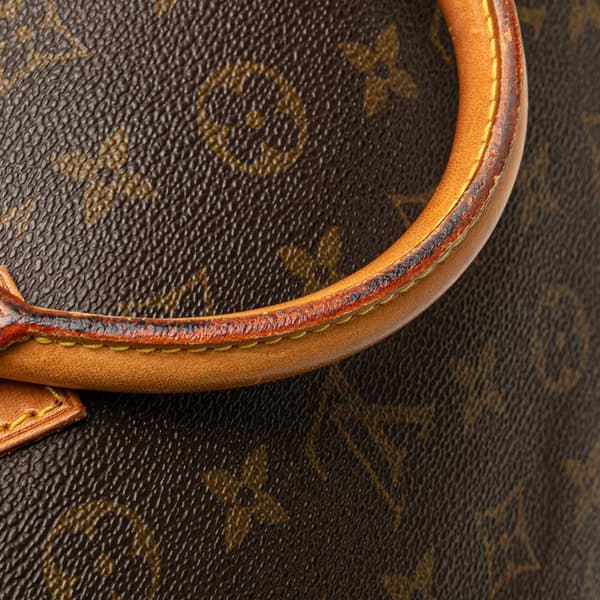 Pre-owned Louis Vuitton Monogram Speedy 35 Brown