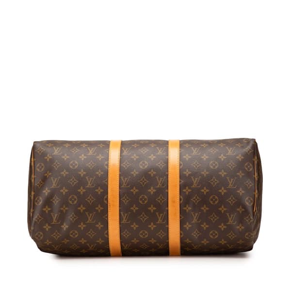 Pre-owned Louis Vuitton Monogram Keepall 50 Brown