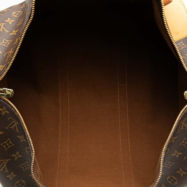 Pre-owned Louis Vuitton Monogram Keepall 50 Brown