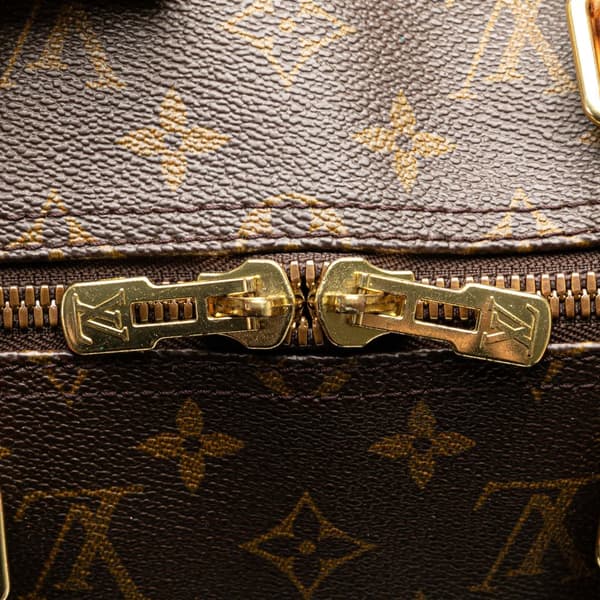 Pre-owned Louis Vuitton Monogram Keepall 50 Brown
