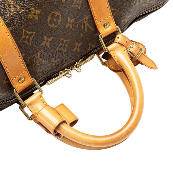 Pre-owned Louis Vuitton Monogram Keepall 50 Brown