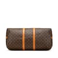 Miniatyrbild 3 av 10: Pre-owned Louis Vuitton Monogram Keepall Bandouliere 55 Brown