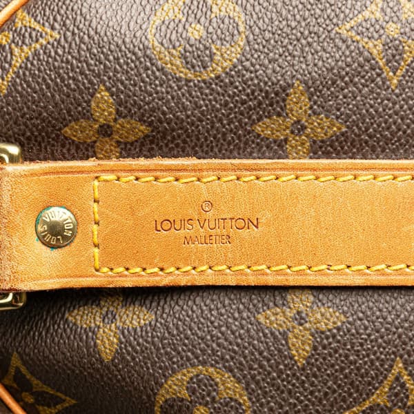 Pre-owned Louis Vuitton Monogram Keepall Bandouliere 55 Brown