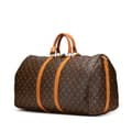 Miniatyrbild 2 av 10: Pre-owned Louis Vuitton Monogram Keepall Bandouliere 55 Brown