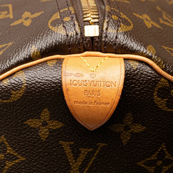 Pre-owned Louis Vuitton Monogram Keepall 50 Brown