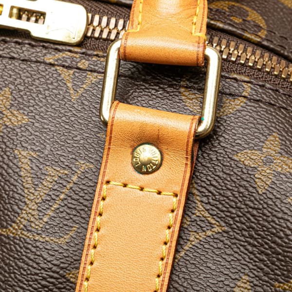 Pre-owned Louis Vuitton Monogram Keepall 50 Brown