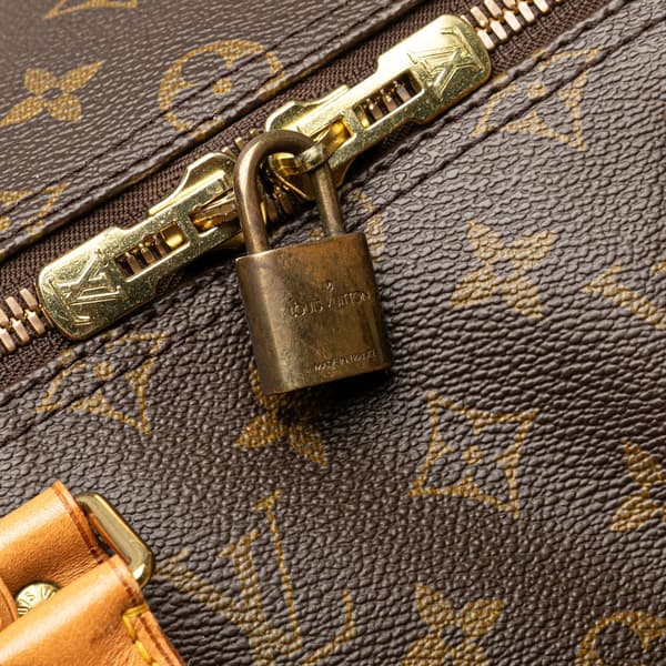 Pre-owned Louis Vuitton Monogram Keepall 50 Brown