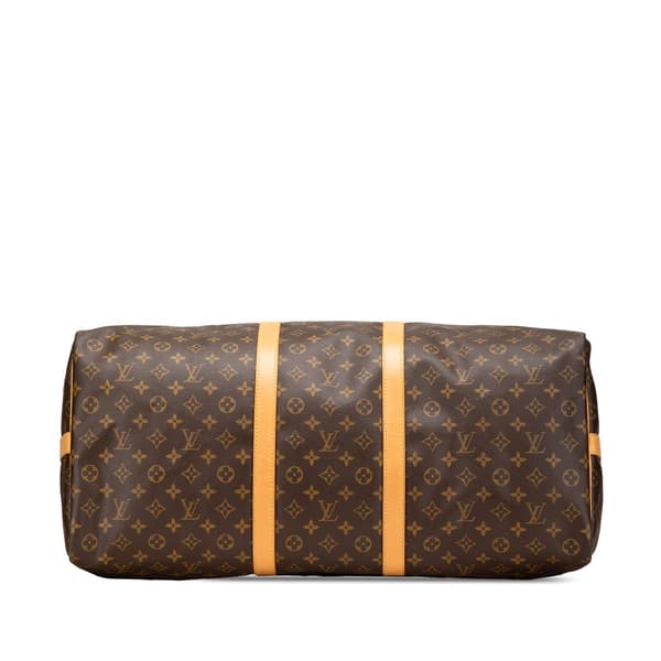 Pre-owned Louis Vuitton Monogram Keepall 60 Brown