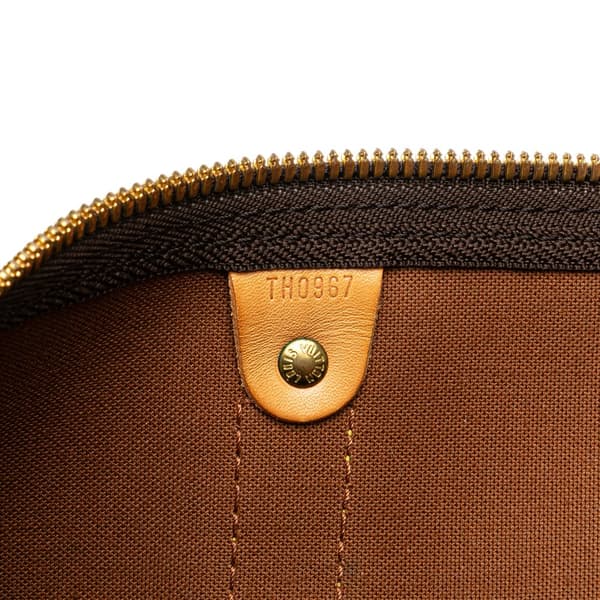 Pre-owned Louis Vuitton Monogram Keepall 60 Brown