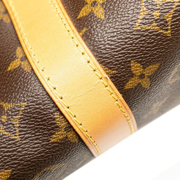 Pre-owned Louis Vuitton Monogram Keepall 60 Brown