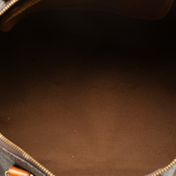 Pre-owned Louis Vuitton Monogram Speedy 35 Brown