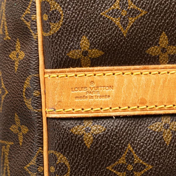 Pre-owned Louis Vuitton Monogram Keepall Bandouliere 55 Brown