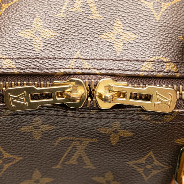 Pre-owned Louis Vuitton Monogram Keepall Bandouliere 55 Brown