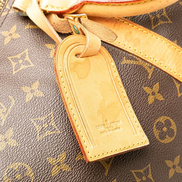 Pre-owned Louis Vuitton Monogram Keepall Bandouliere 55 Brown