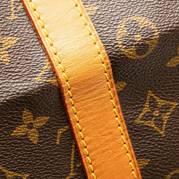 Pre-owned Louis Vuitton Monogram Keepall 55 Brown