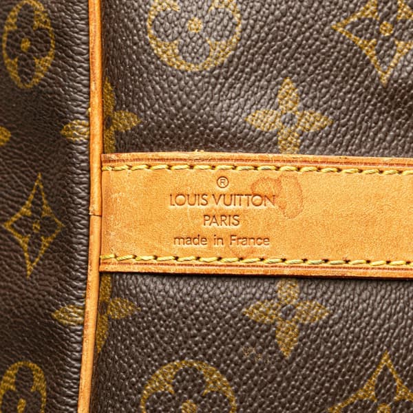 Pre-owned Louis Vuitton Monogram Keepall Bandouliere 50 Brown