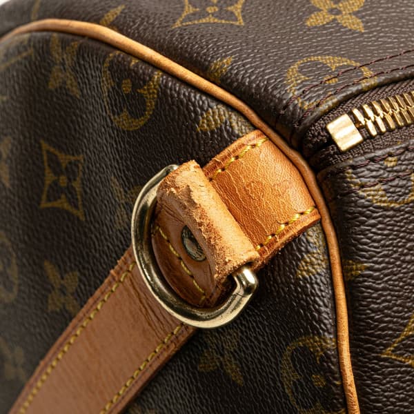 Pre-owned Louis Vuitton Monogram Keepall Bandouliere 50 Brown