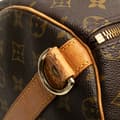 Miniatyrbild 8 av 9: Pre-owned Louis Vuitton Monogram Keepall Bandouliere 50 Brown