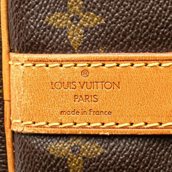 Pre-owned Louis Vuitton Monogram Keepall Bandouliere 60 Brown