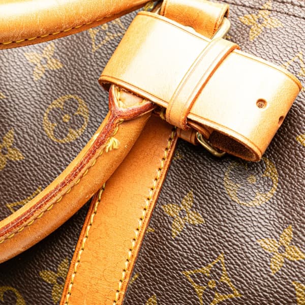 Pre-owned Louis Vuitton Monogram Keepall Bandouliere 60 Brown