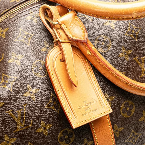Pre-owned Louis Vuitton Monogram Keepall Bandouliere 60 Brown