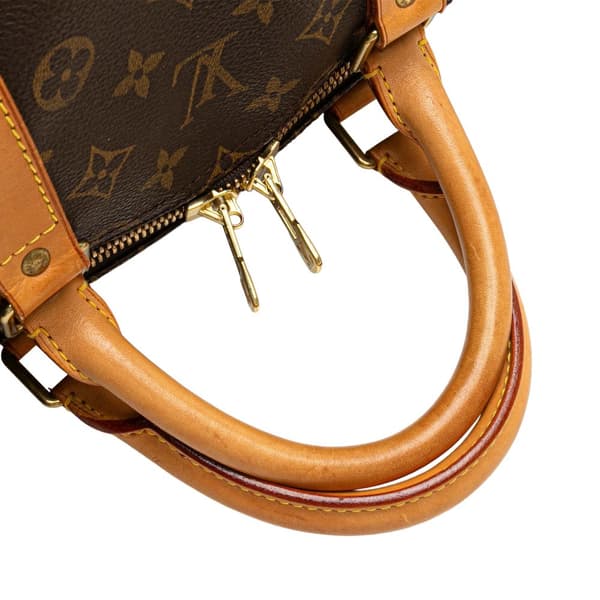 Pre-owned Louis Vuitton Monogram Keepall 55 Brown