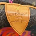Miniatyrbilde 5 av 10: Pre-owned Louis Vuitton Monogram Roses Keepall 50 Brown