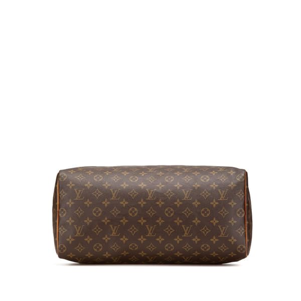 Pre-owned Louis Vuitton Monogram Speedy 40 Brown