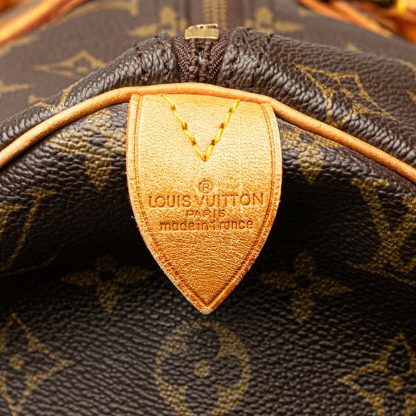 Pre-owned Louis Vuitton Monogram Speedy 40 Brown