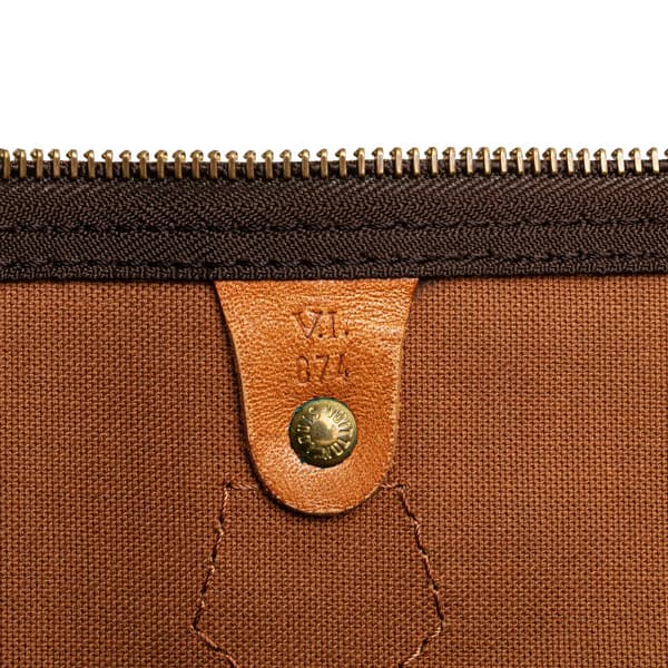 Pre-owned Louis Vuitton Monogram Speedy 40 Brown