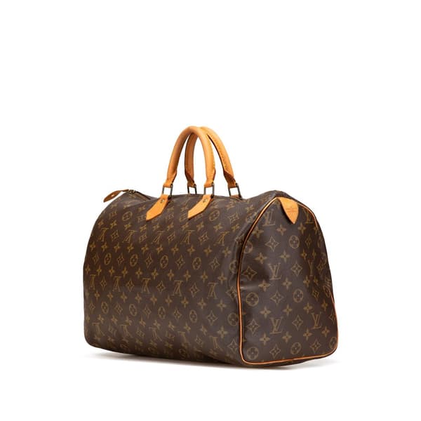 Pre-owned Louis Vuitton Monogram Speedy 40 Brown