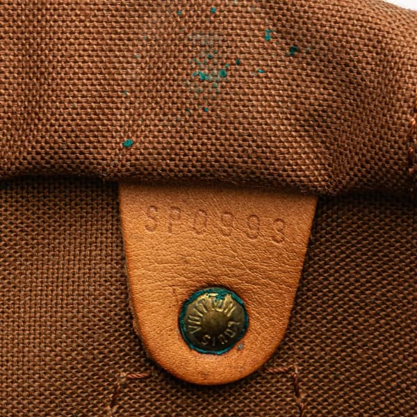 Pre-owned Louis Vuitton Monogram Speedy 35 Brown